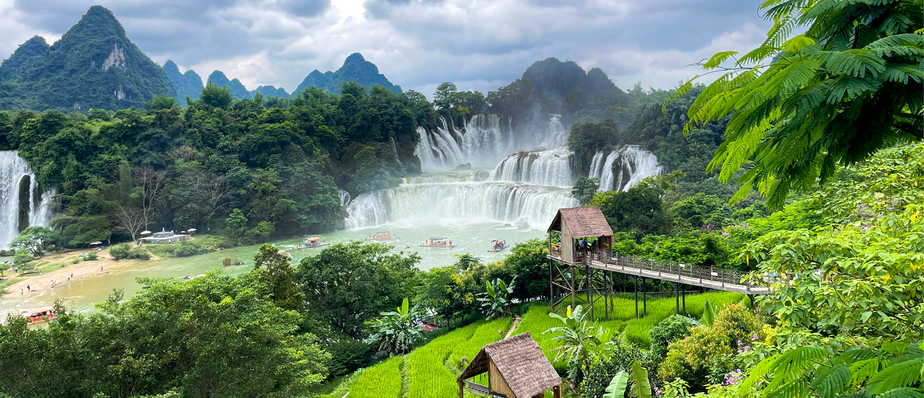 崇左德天瀑布明仕田园4日游